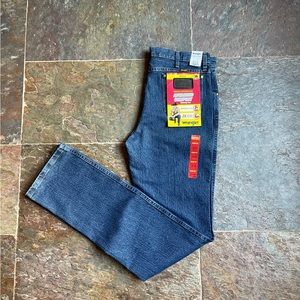 Wrangler Mens Jeans - Premium Performance Advanced Comfort (SF) - Mid Stone